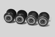 PIKO 56182 - H0 - Radsatz für Elektro-Vectron bedruckt und profiliert (4 Stück) - DC